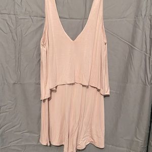 Tobi Romper - blush pink short romper